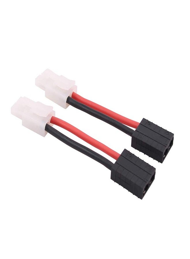 OliRC 4pcs compatible with Big Tamiya Male RC Connector Adapter with 14awg 5cm Wire(C87-4) - Image 2